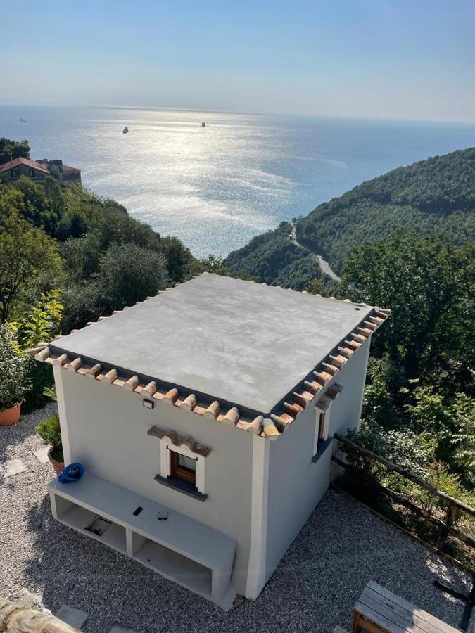 Villa Amalfi Coast - Minicasa vista mare con giardino Vietri Esterno foto