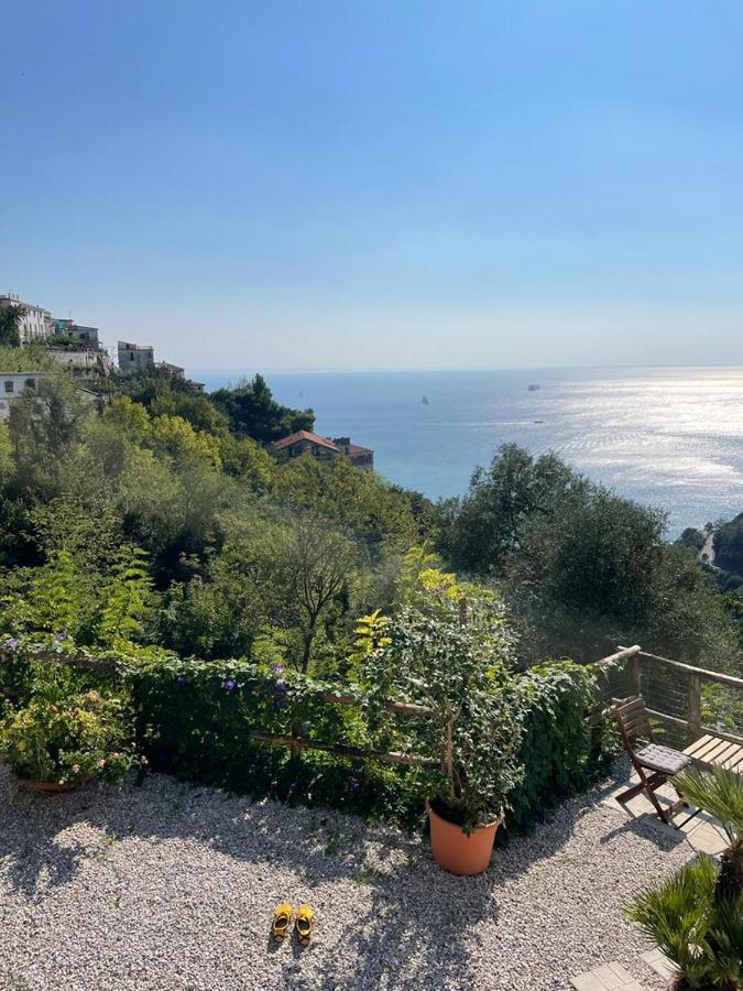 Villa Amalfi Coast - Minicasa vista mare con giardino Vietri Esterno foto